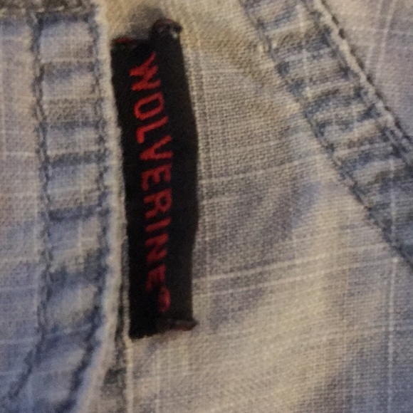 🤑BOGO🤑 Men’s Wolverine denim work shirt - Picture 7 of 13